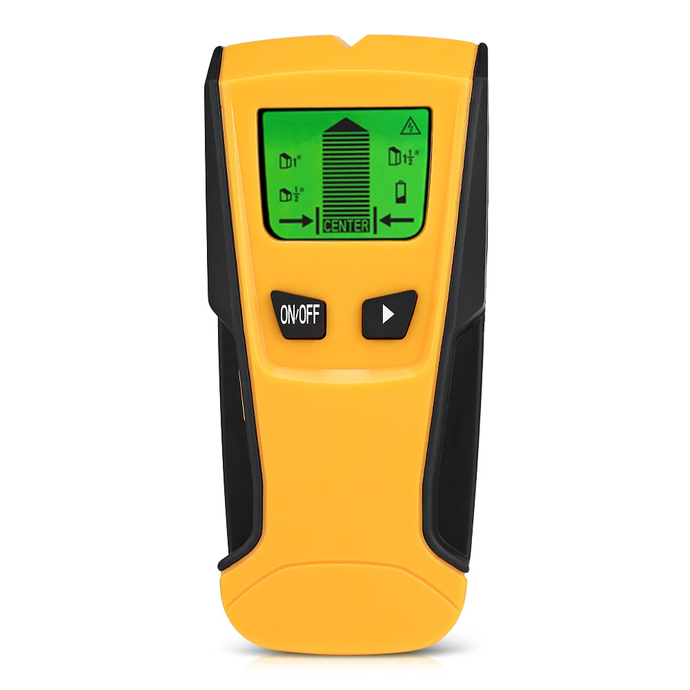 

ST250 Stud Center Finder AC Live Wire Detector Handheld Wall Wood Metal Scanner LCD Display Automatic Calibration Of Nail Finder