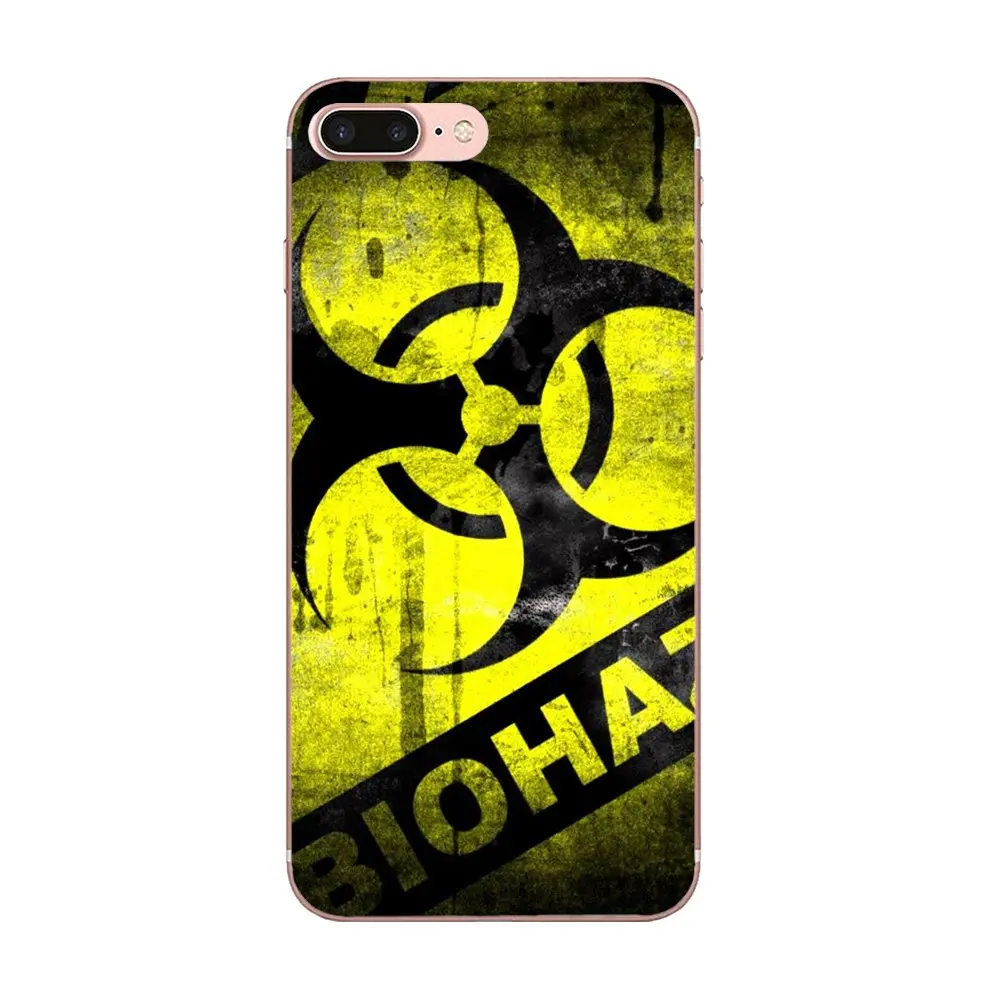 Крутой желтый радиоактивный логотип для Xiao mi 3 4 4C 4i 5 5s 5X6 6X8 SE Pro Lite A1 Max x 2 Note чехлы