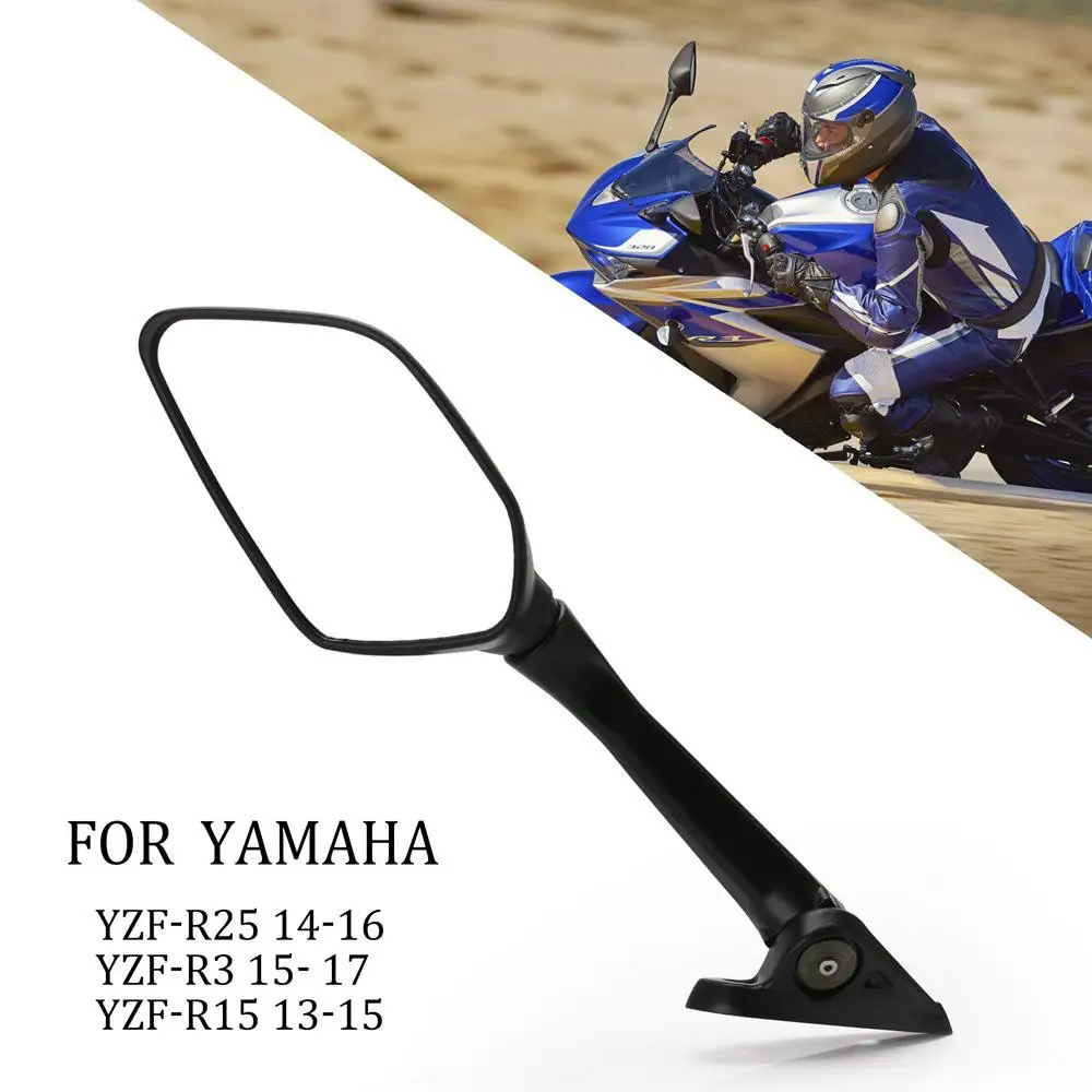 1 пара мотоциклетных зеркал заднего вида Moto боковые зеркала для Yamaha YZF R2 R3 R15 14 17