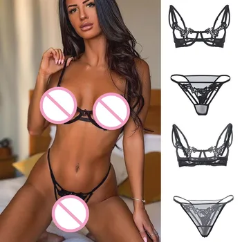 

Sexy Bra Set Women's Sexy Lingerie Lace Bras Women Wireless Seamless Bras Briefs Underwear Sets Lenceria ropa interior femenia 4