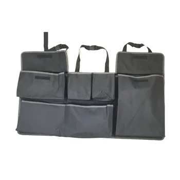

Car Trunk Rear Seat Back Storage Bag 600D Oxford Hanging Nets Pockets Foods Bottle Tools Organizer Auto Folding Stowing Tidying