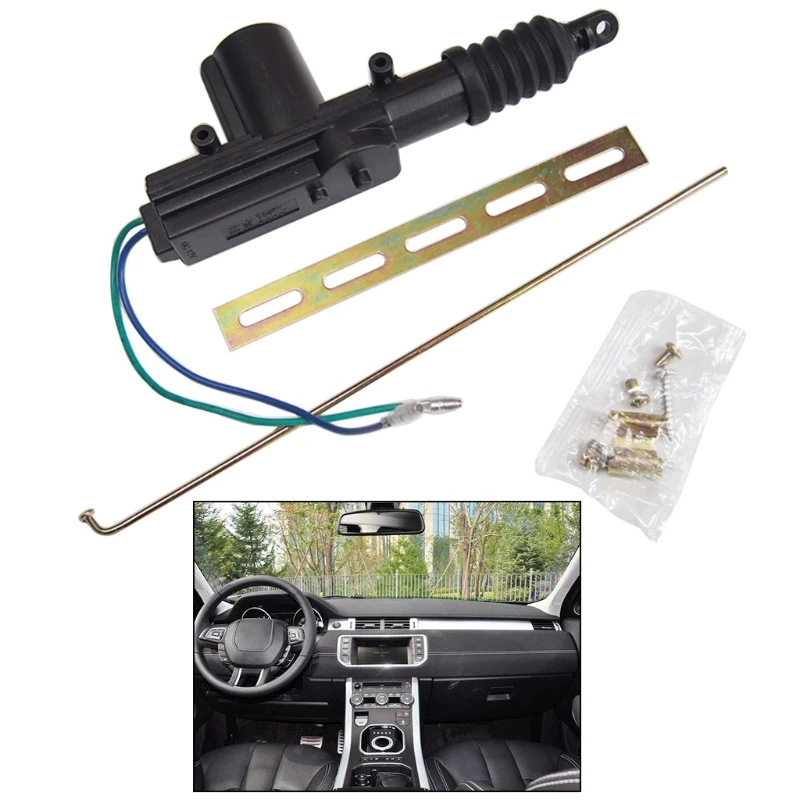 1 Set Universal Car Door Central Lock Motor Kit 2 Wire Actuator Dc 12