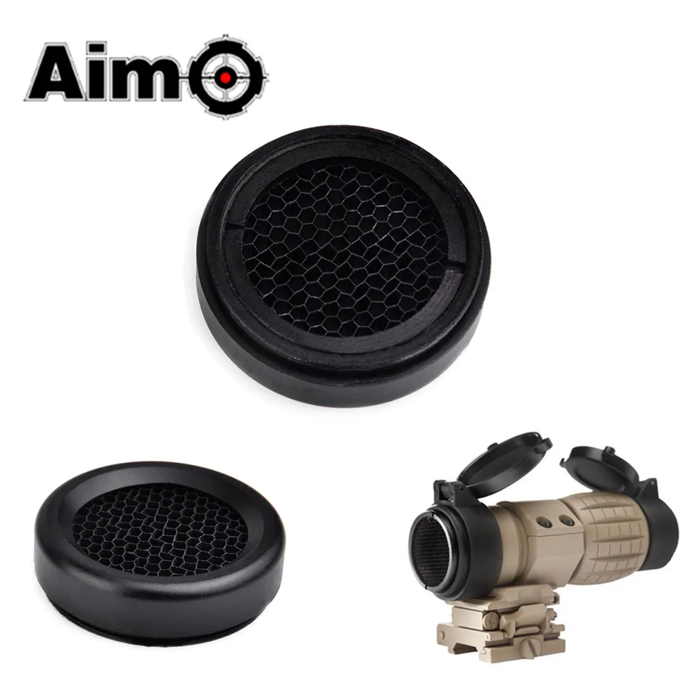 

5pcs AIM-O Anti Reflection Device Killflash For ET Style 4x FXD Magnifier Protector Cover Cap Kill Flash AO5353 Hunting Optics