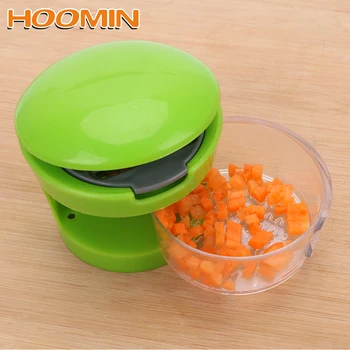 

HOOMIN Vegetable Chopper Manual Onion Chopper Garlic Multi-function Kitchen Tools Kitchen Gadget Garlic Press For Home
