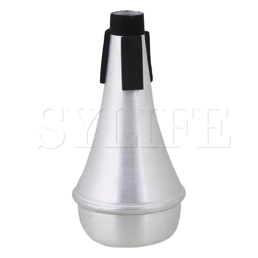 

Aluminum Alloy Trumpet Mute Silencer Musical Accessories Silver Color