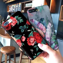 Para Xiaomi mi 9T A3 PRO 8 A2 LITE 8 9 SE mi 6X mi X 2S 3 F1 9 CC9E CC9 funda de teléfono negra de lujo con rosas de colores