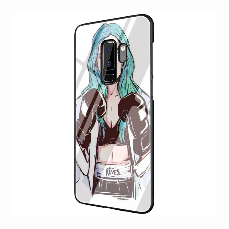 EWAU Halsey Цвета текст Badlands закаленное Стекло чехол для телефона для samsung S7 край S8 S9 S10 Note 8, 9, 10, плюс A10 20 30 40 50 60 70 - Цвет: G12