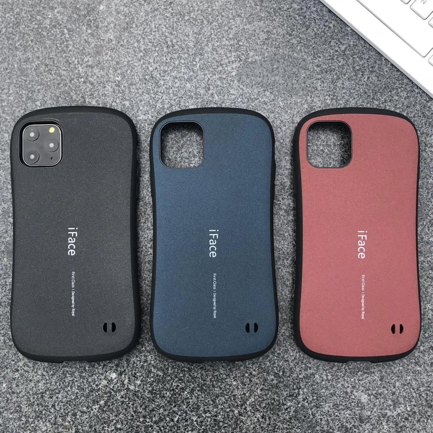 Luxury Iface Scrub Silicone Case For Iphone 7 8 6 11 Pro Max Pc Back Shell Protector Cell Phone Skin For Iphone 6s 6 X Xs Max Xr Phone Case Covers Aliexpress