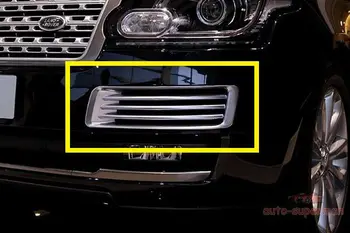 

Chrome Front Fog vent mesh grille cover Frame trims Range rover L405 2013-2017