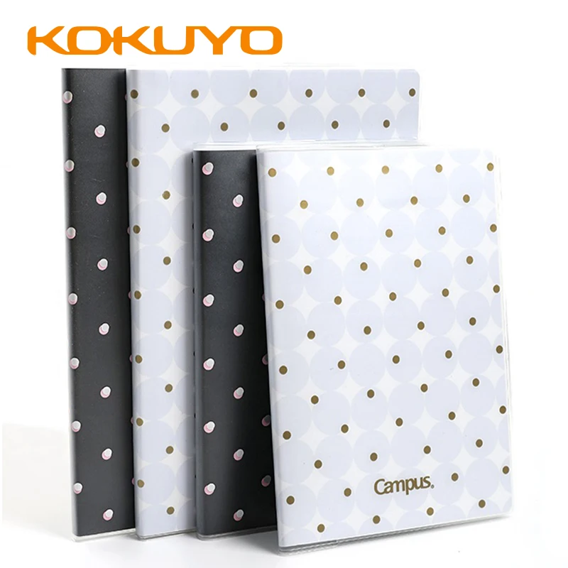 Японский кампус KOKUYO серия Note book Dots A5/B5 толстый материал из ПВХ водонепроницаемый
