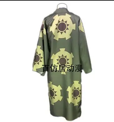 Один кусок Зоро халат кимоно костюмы косплей