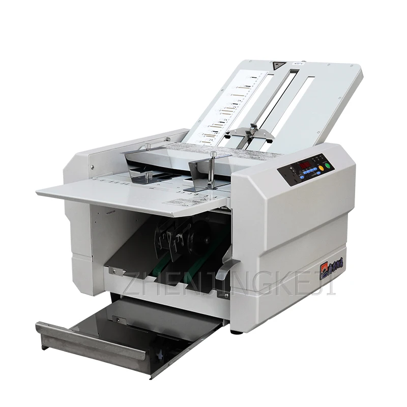 

220V Fully Automatic Folding Machine Small Origami Machine Adjustable Speed Electric Office Creasing Machine 6 Kinds Of Folding