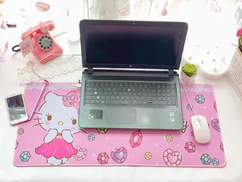 

Many cartoon mermaid super keyboard mouse pad office computer to play games non-slip PU cartoon cloth pad