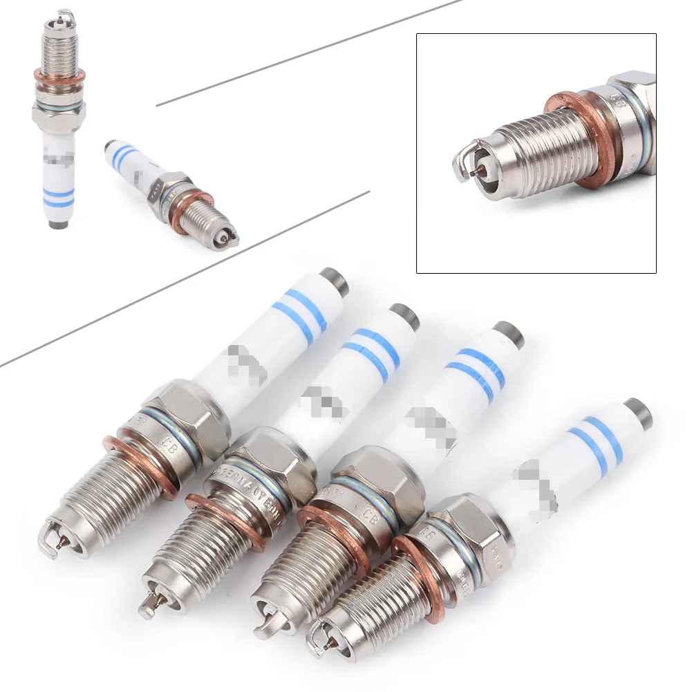 

4Pcs/Set Car Iridium Spark Plug For Volkswagen Jetta2013-2017 & For Audi A3 Sportback 1.4L 2016-2017 04E905601 04E905612