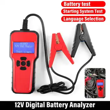 

12V Car Battery Tester Battery Analyzer 100-2000 CCA Automotive Analyzer Check Scanner Tools
