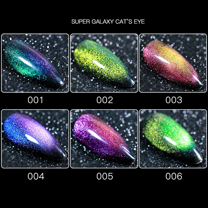 8 г Magic Galaxy 9D Гель-лак для ногтей с эффектом «кошачий глаз» лак Хамелеон для использования с магнитом UV Led лак для ногтей замочить от ногтей Блестящий Гель-лак
