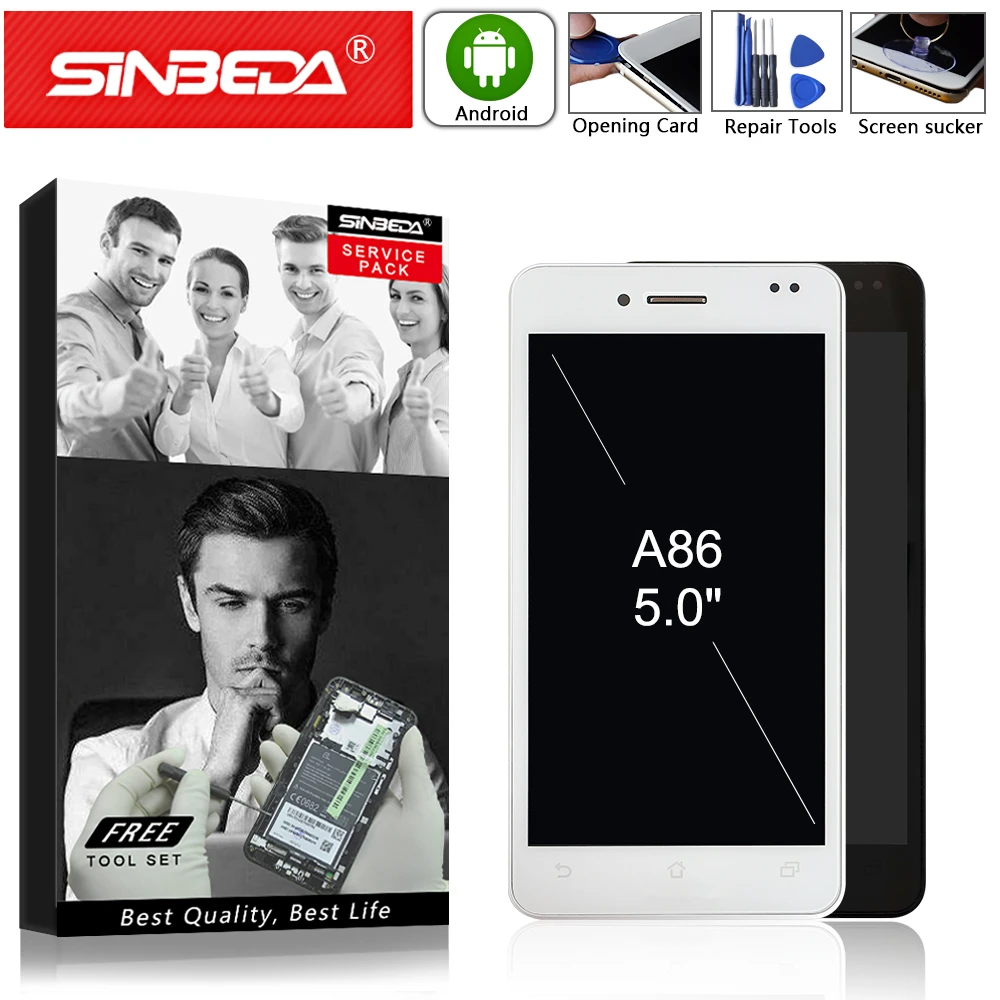 Оригинальный дисплей 5 0 дюйма для Asus PadFone Infinity A86 ЖК сенсорный экран с рамкой и