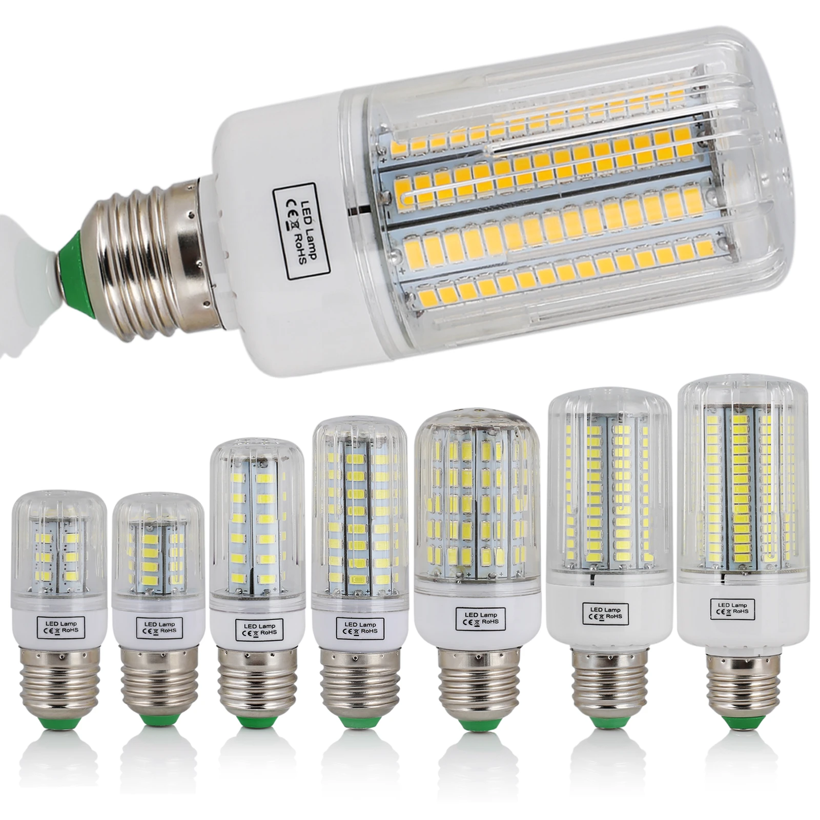 220V-240V E27 LED SMD 5730 Lamp Corn Lights Spotlight Bulb Warm White Light Neu