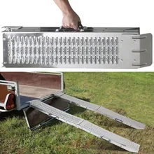 Rampe Новые 1 пара съемные пандусы для автомобилей перфорированные погрузочно-разгрузочные пандусы стальные ремонтные инструменты домкрат подъемник