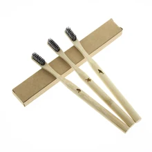 Управление по санитарному надзору за качеством пищевых продуктов и медикаментов bsci FSC Сертификация 3 шт./компл. натуральный круглый бамбуковой ручкой зубные щетки с мягкой щетиной для жениха Портативный взрослых Зубная щётка зубная щетка зубная инструменты для ухода за глазами