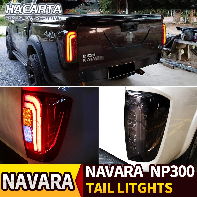 Светодиодный ные задние стоп сигналы для Navara NP300 D23 лампа 2014 19/Frontier 2018 +