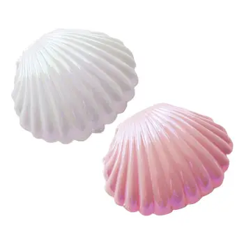 

Seashelll Ring Box Small Wedding Engagement Jewelry Ring Display Gift Box Holder T4MD