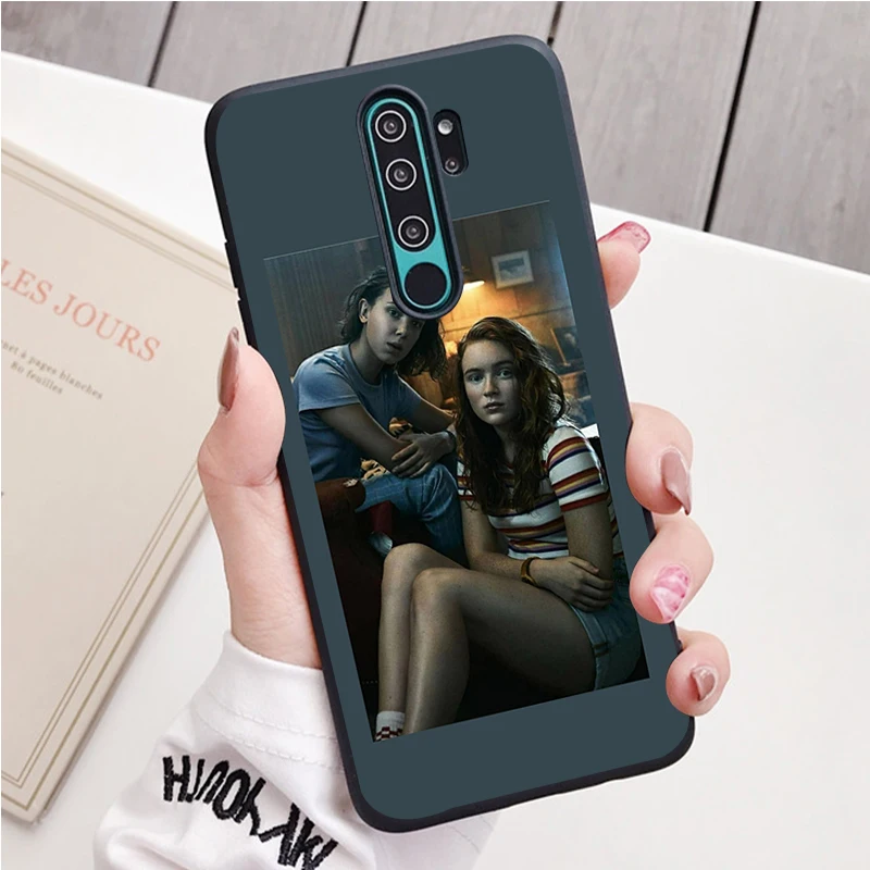 xiaomi leather case custom Stranger Things black Silicone Phone Case For Redmi note 8 7 Pro S 8T for redmi 9 7A Cover xiaomi leather case design