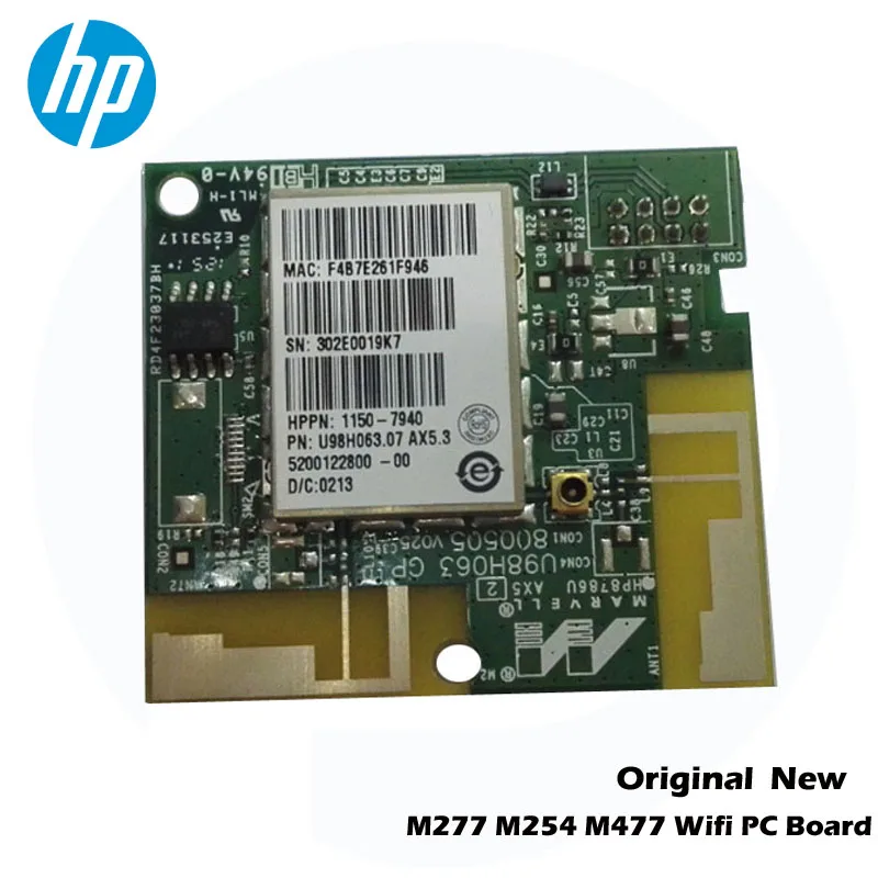 

Original New For HPM277 M254 M477 M274 CP1525 M175 M275 M251 M276 M425 M401 WIFI PC board assembly 1150-7940 1150-7937 1150-7967