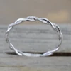ZHOUYANG anillo para las mujeres temperamento delgada cuerda boda anillo de compromiso Color plata Cubic Zirconia regalo de moda bisutería DZR018 ► Foto 1/6