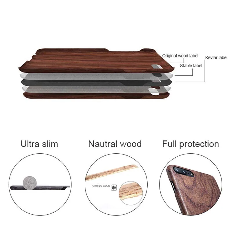 For Xiaomi 9T /9T Pro /K30/K20/ k20 Pro mi 10 Pro POCO F3 walnut Enony Bamboo Wood Rosewood MAHOGANY Wooden Back Case Cover