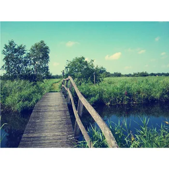 

5D DIY Diamond Painting Alde Feanen Friesland Idyllic scenery landscape kids Cross Stitch Needlework Home decorations