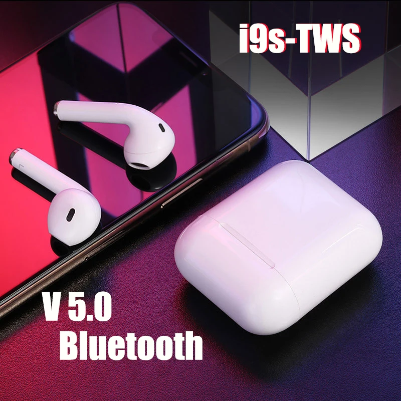 Новинка, i9S TWS, мини беспроводные Bluetooth наушники, беспроводные гарнитуры, наушники, Bluetooth 5,0, наушники для iPhone и всех смарт-телефонов