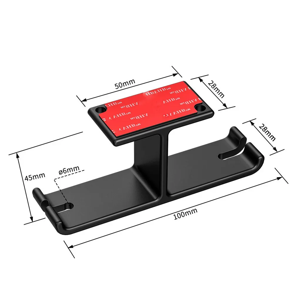 Держатель для хранения Алюминиевая Подставка для наушников крючок лента под стол двойное крепление для гарнитуры держатель настенные крючки Домашний Органайзер 19SEP24