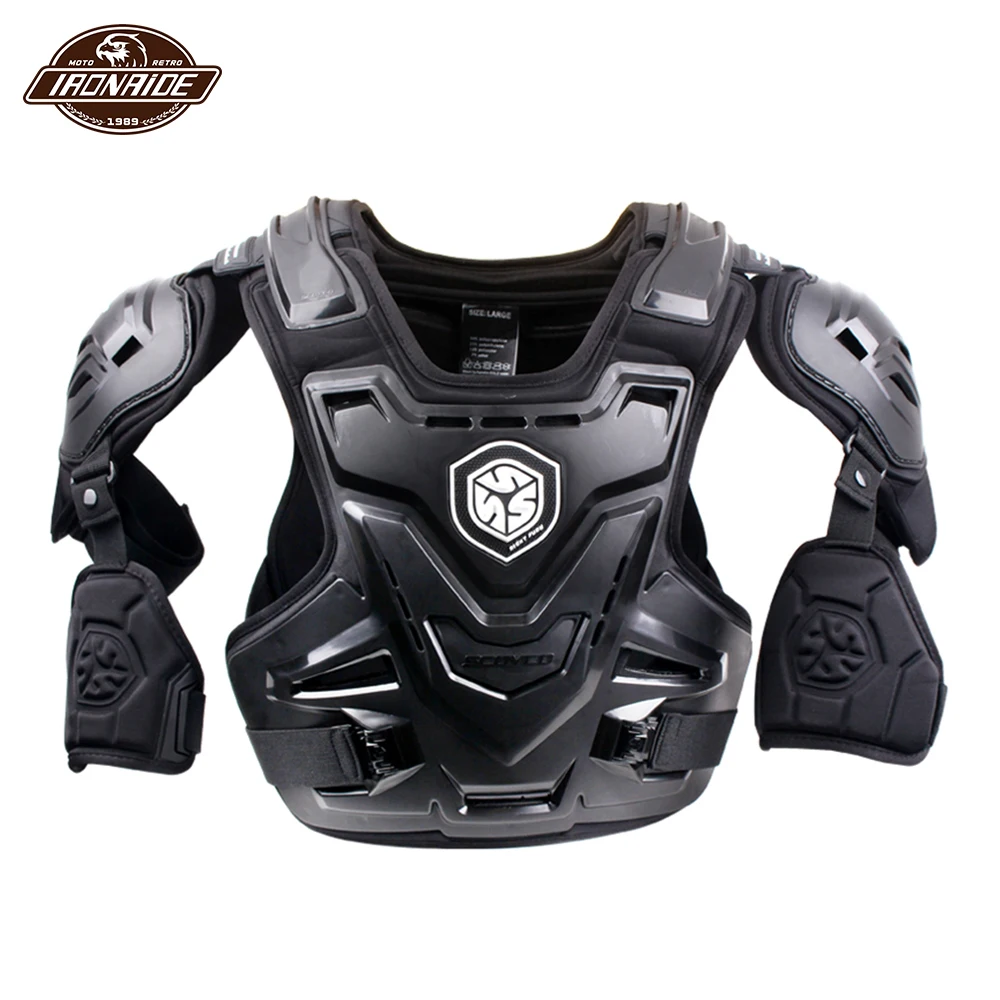SCOYCO Motorcycle Armor Motocross Chest Back Protector Body Armor Vest Motorcycle Jacket Racing Protection Body Guard MX Armor