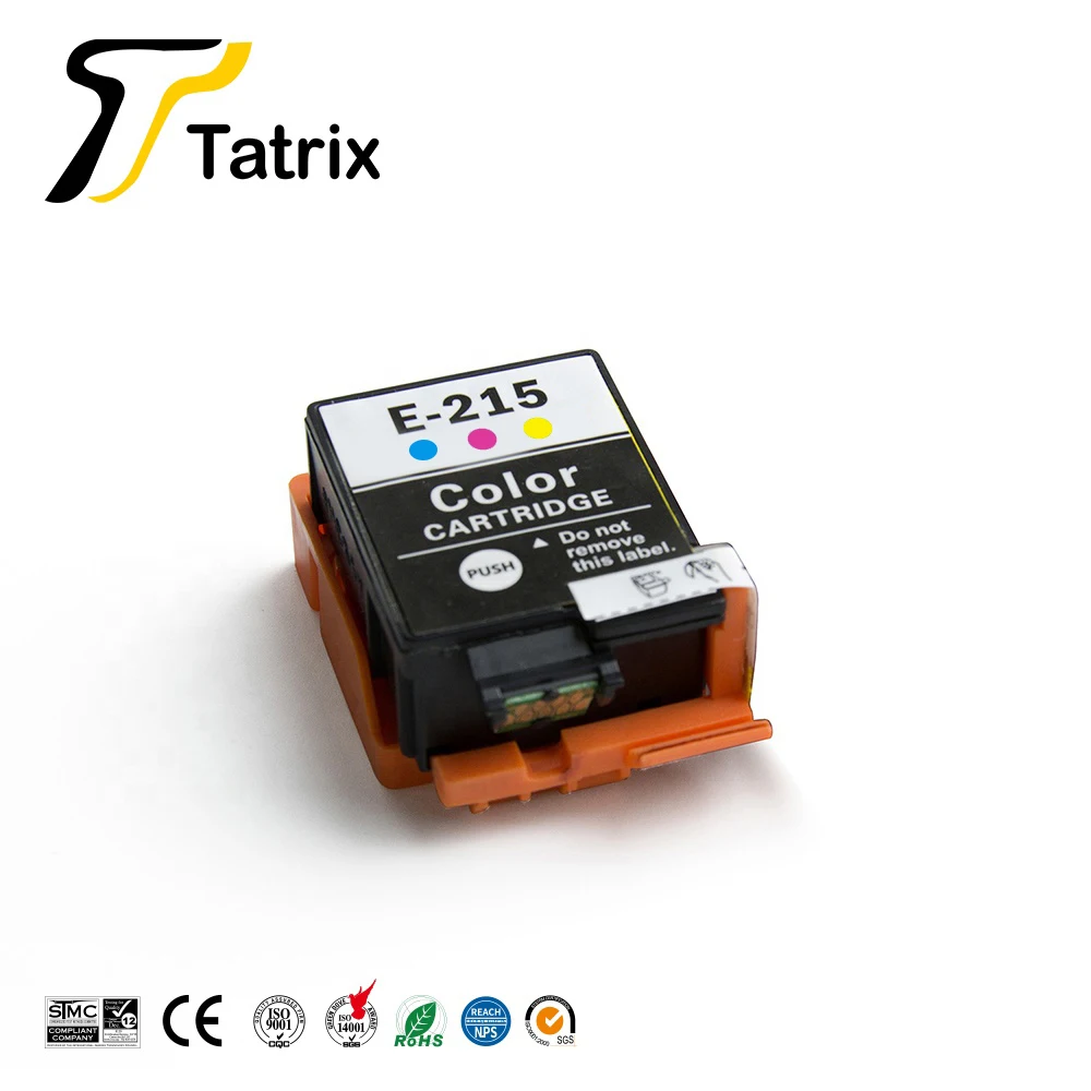 cheap printer ink Tatrix For Epson 215  E-215 T215 BK T215 CL Compatible Ink Cartridges For Epson  Workforce WF-100 / WF100  printer hp printer ink