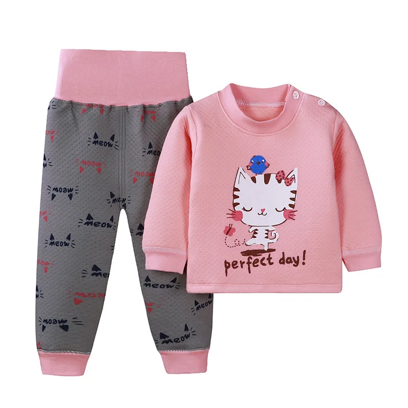 Детское нижнее белье 2 шт./компл. bebe Хлопковые Штаны с высокой посадкой для