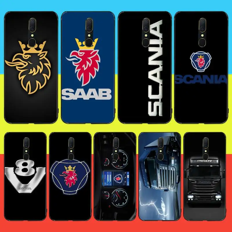 HPCHCJHM Scania логотип грузовика ТПУ Мягкий силиконовый чехол для Oppo A5 A9 2020 Reno2 z Renoace 3pro