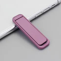 Universal Adjustable Mini Folding Desk Phone Stand and Kickstand (Purple)