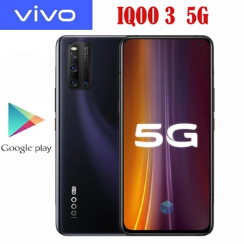 

Original Official New Vivo IQOO 3 5G Mobile Phone Snapdragon 865 6.44inch Super AOLED 2400x1080P 55W Super Charger 4440Mah NFC