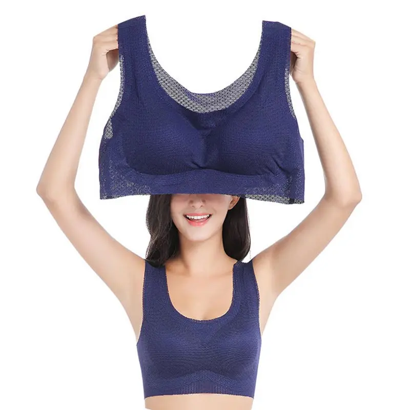 Full Cup Popular Breathable Plus Size Hot Sale 1PC Wirefree Women Solid Bra Lace Padded Sexy Seamless EveryDay Sleep Bras
