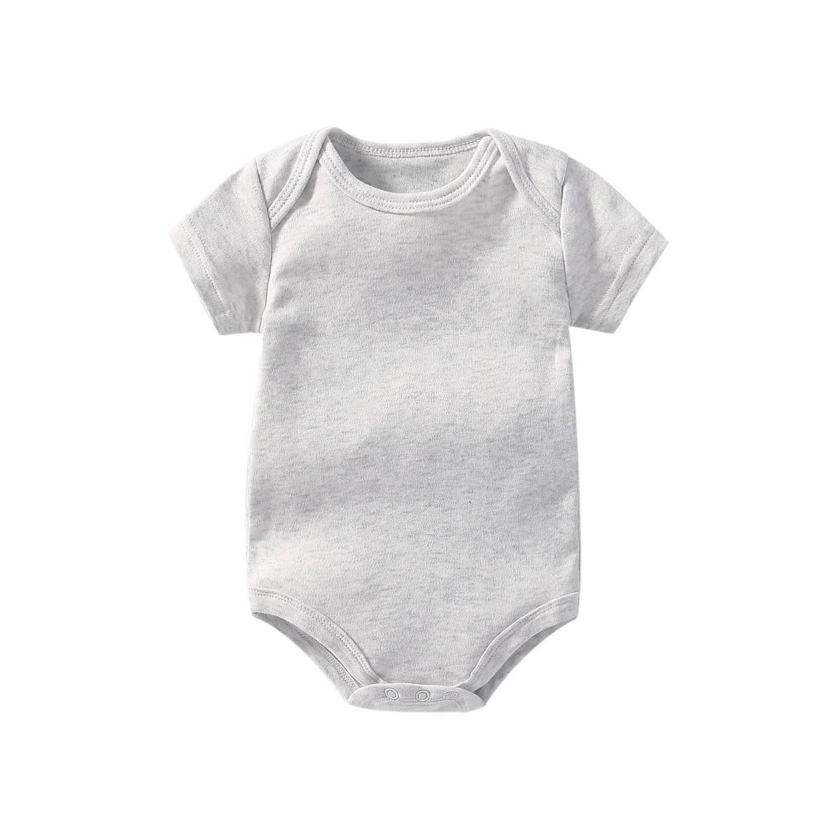 Baby Body Gray 2 шт./лот, боди для малышей, хлопковый костюм с короткими рукавами для новорожденных девочек и мальчиков 7-9 месяцев, одежда для малышей, комбинезон для девочек - Цвет: Baby Body Gray