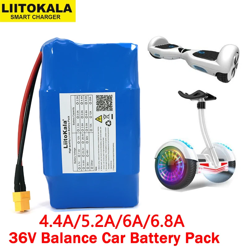 Batterie Lithium 36V, 4,4 Ah, 18650, pour Hoverboard, Skateboard  Électrique, Scooter, pouvez-vous roscooter, 6.5, 7, 8/10 Pouces - AliExpress