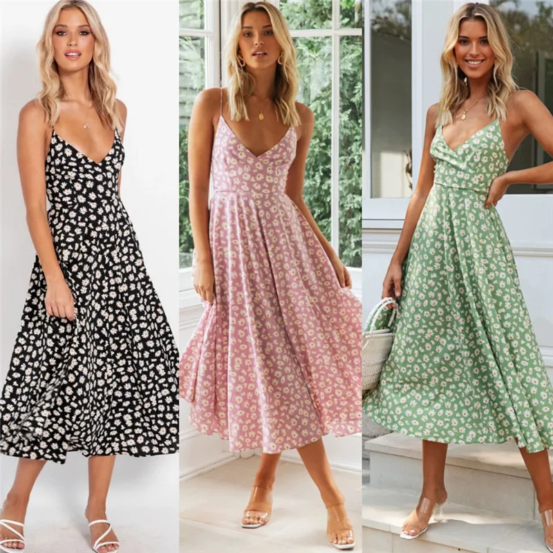 

Backless Dress Ruffle Women 2020 Spring Summer New Fashion Street Sexy Casual Loose Thin Beach Party V-Neck Mini Dress Vestidos