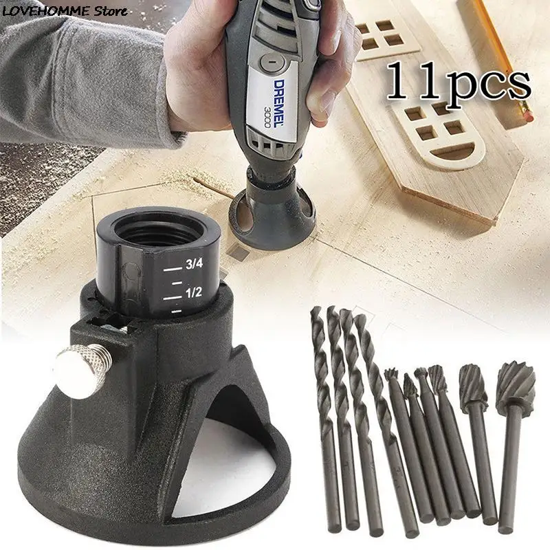 

HSS Routing Router Drill Bits Set Dremel Carbide Rotary Burrs Tools Wood Stone Metal Root Carving Milling Cutter