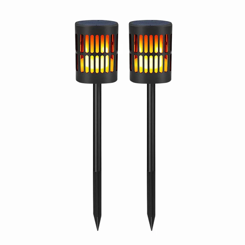 

ABUI-Solar Torch Lights Waterproof Flickering Flames Solar Lights Outdoor Hanging Lanterns Solar USB Charging Solar Lanterns 2 P