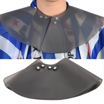 

Soft Silicone Material Haircut Neck Cape Barber Hairdressing Shoulder Wrap Magnet Clasp Waterproof Design Haircut Neck Capes
