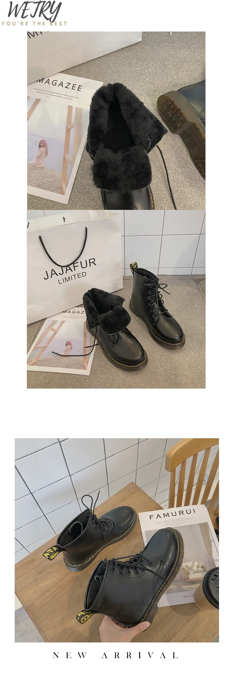 Dr Martens/осенние классические черные женские ботинки из искусственной кожи; зимние женские ботинки с мягкой подошвой; пикантные Ботинки martin с локомотивом; Размер 39