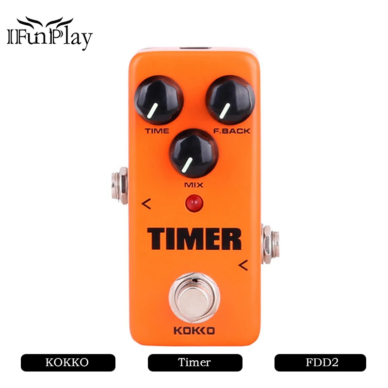 KOKKO FDD2 Timer Delay Guitar Pedal Orange Pure Analog Effect Device Musical Instruments Parts Accessories | Спорт и развлечения