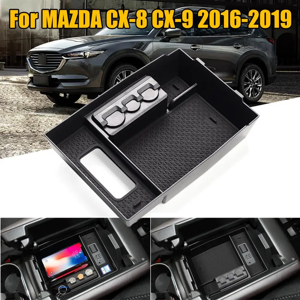 Автомобильный центральный подлокотник для MAZDA CX 8 2016 2019 CX8 CX9 аксессуары интерьера
