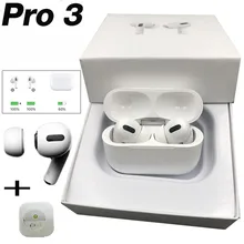 

NEW for Pro 3 Wireless Bluetooth Earphone headphones Active Noise Cancellation with Charging Case for IPhone iPad